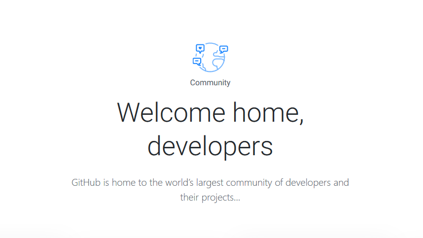 Welcome home, developers